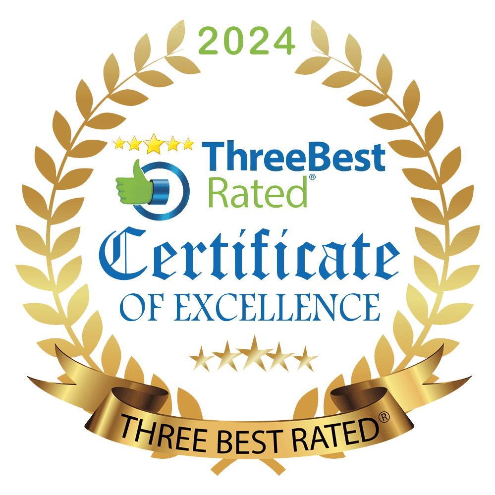 Three best rated certificate of excellence 2024